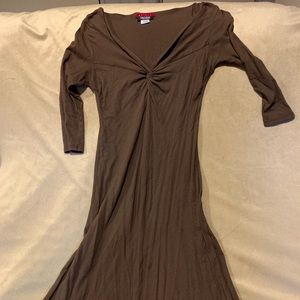 Maternity Dress Brown